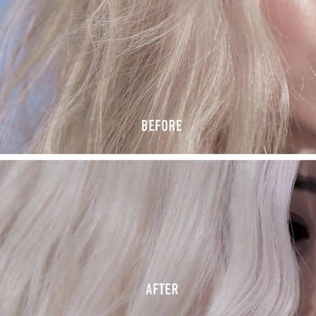 Kerastase, cicaflash, blonde hair, treatment for blonde hair, anti-brassiness, before and after blonde hair, bright blonde